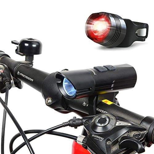 Torch Lights, CDC® Super Bright USB Rechargeable Bike light set, Mountain Bike Light, Cycle Lights LED bike light, CREE XM-L2 U3 LED 800Lm, Water Resistant, Easy to Mount Headlight front bike light with Back Tail lights