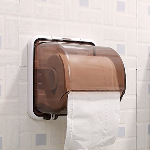 Plastic Toilet roll holders,Waterproof Loo roll holder wall mounted,Restroom sucker Without drilling Creative-B