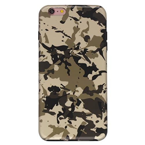5.5" iPhone 6 Plus 6S Plus SGSELLER™ TPU IMD Slim-Fit Ultra-Thin Anti-Scratch Shock Proof Dust Proof Anti-Finger Print Matte Case Casing (Camo - Digital)