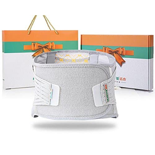 Adjustable Lumbar Support ,Self-Heating Lumbar Device Protection Belt Ultra Thin Breathable Soft Support , xl
