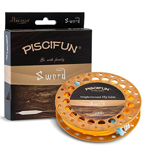 PiscifunSword Fly Fishing Line with Welded Loop, Weight Forward Floating Fly Fishing Line