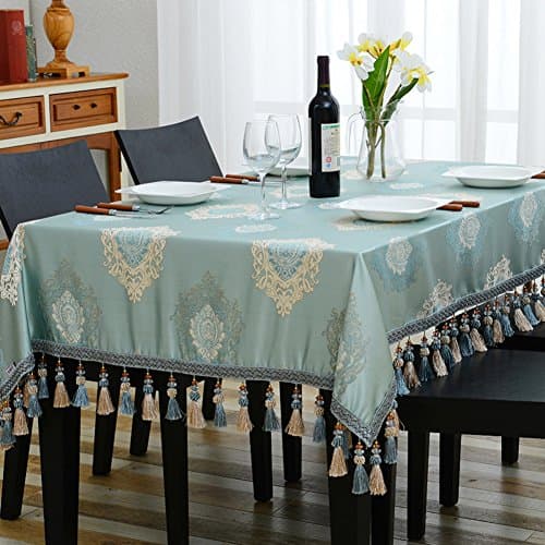 Tableclothfabrics tea tablerectangleliving room square tablesquare table cloth table clothtablehousehold use-E 90x140cm(35x55inch)