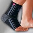 Levamed ANKLE SUPPORT WITH SILICONE INSERTS, Black, II by LEVAMED