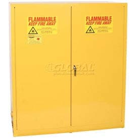 Eagle Mfg Drum Cabinet 110 Gal. Capacity Vertical Manual Close Flammable W/Drum Supports (1955)