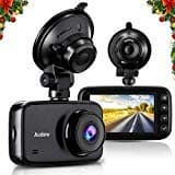 Audew Dash Cam 1080P, Dashboard Camera Recorder for Car - 3.7" LCD Screen with 6 Glasses Lens, 150° Wide Angle, WDR, G-Sensor, Loop Recording, Motion Detection, Clear Night Vision