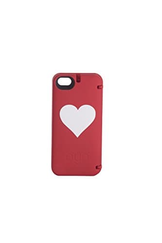 EYN Products EYN iPhone Carrying Case for 5 and 5S - Red Heart