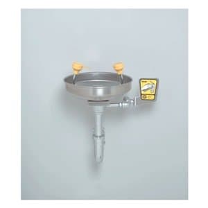 Eyewash Station, Wall Mount, SS, 15-5/8 W