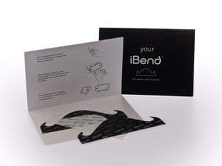 iBend Small Stand For Smart Phone & iPhone Portable Stands for Indoor and Outdoor and Travel, 2 in Pack Black and White