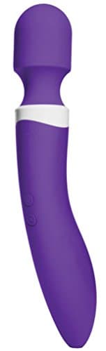 New First-Ever Warming Hand-Held Massage Wand Massager - 3 Temperature Settings - 7 Powerful Vibration Patterns - Velvet Touch Silicone - Spashproof - USB Rechargeable - Travel Ready!