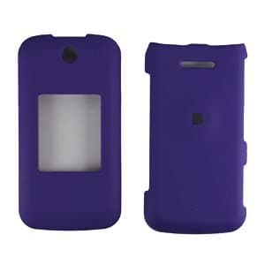 Purple Rubberized Protector Case for LG Wine II UN430