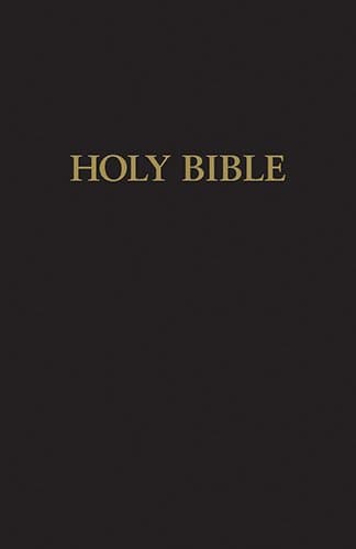KJV Large Print Pew Bible Black