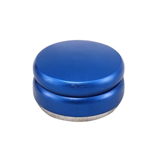 Coffee Distributor, Stainless Steel Adjustable Macaroon Tamper with Three Angled Slopes for Espresso Coffee Grounds - Blue