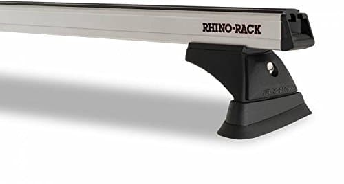 Rhino Rack 2016-2019 Compatible with Ford Explorer 5dr SUV With Flush Rails Heavy Duty RCH Black 2 Bar Roof Rack JA9764