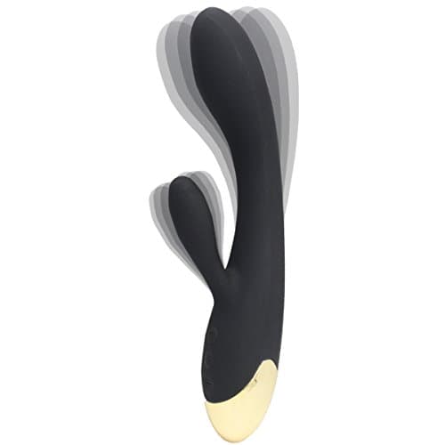 Handheld Plantar Massage Silicone Messager with Rapid USB Charging Cable Portable Bike Packing Pouches Easy to Carry for Travel or Home (Black-r)