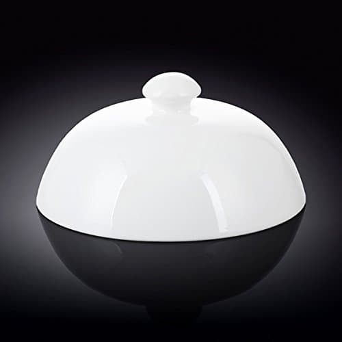 Wilmax 996009 8 in. Lid for Main Course, White - Pack of 24