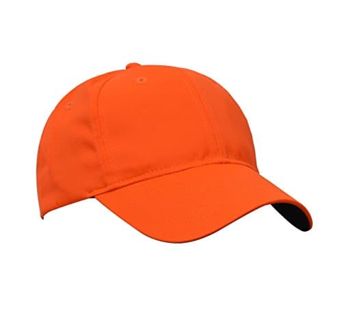 KC Caps Men Hunting Hat Orange Embroidered Baseball Cap Adjustable Back Closure