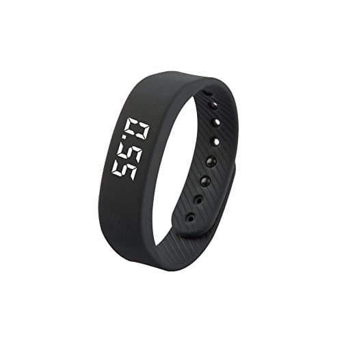 ikeem Activity Tracker|T5 Bracelet Non Bluetooth Fitness Tracker Smart Pedometer Bracelet Step Counter Sports Watch(Black)