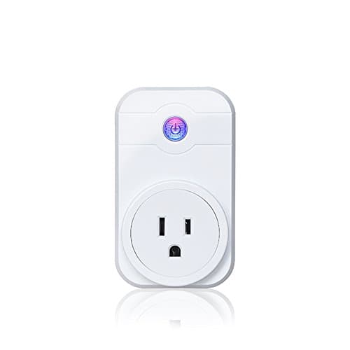 QUK WiFi Smart Outlet, Remote Wireless App Control Smart Switch Timer, Smart Plug Compatible with Alexa/Google Home Voice Control