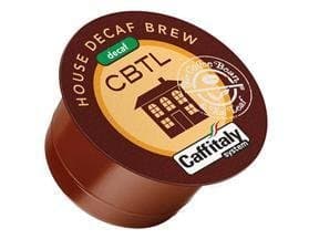 CBTL House Brew DECAF Capsules - 100 Count (10 Boxes of 10)
