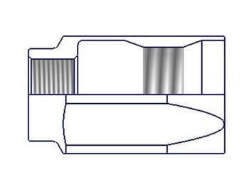 Parker 20020-8 Reusable Hose Fitting Socket 1/2 ID Hose Steel