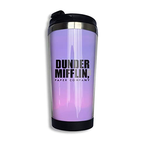 Uguccgi Dunder Mifflin Paper Lnc Personalized Mugs Text Personalized Name Engraved Coffee Mug Customized Name Mug Stainless Steel DIY Cup