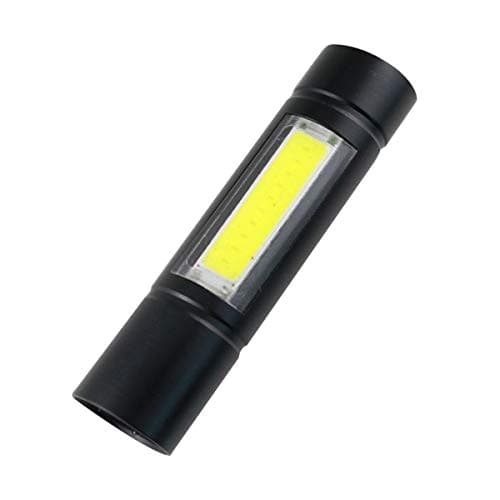 USB Rechargeable Flashlight,Mini Handheld Light Built-in COB Side Light,Ultra Bright 3 Modes Pocket Light