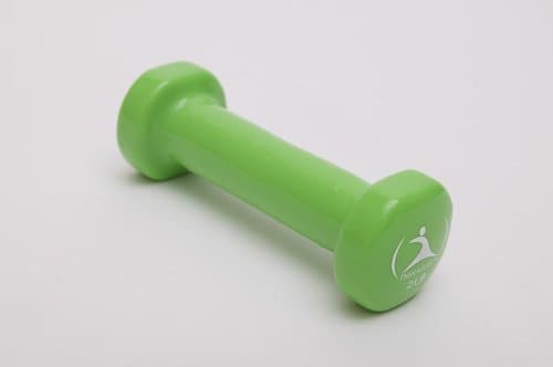 Vinyl Dumbbell 2 LB, Green, Single
