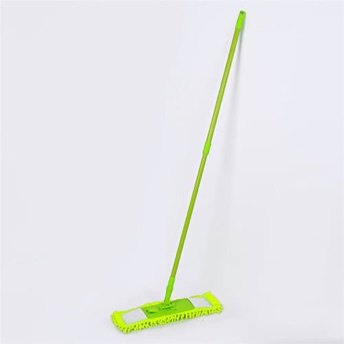 Handheld Sweeper Broom Floor Mops Extendable Microfibre Cleaner Suitable For Tile, Stone, Marble, Laminate, Hardwood Floors. (green)