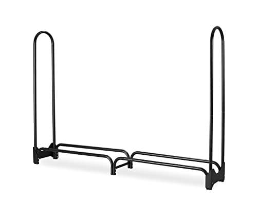 Shelter SLRXLT Extra Tall Extra Large Log Rack, 96" W x 13" D x 60" H, Holds More Than Full Face Cord, Black Powder Coat 1.25" Tubular Steel