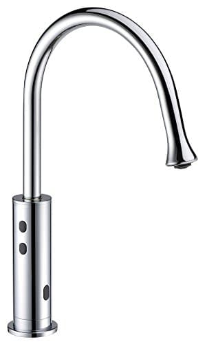 Cinaton 2101 - iSense Automatic Sensor Smart Faucet for Kitchen, Island, Bar, Medical Office Sink (Brush Nickel)