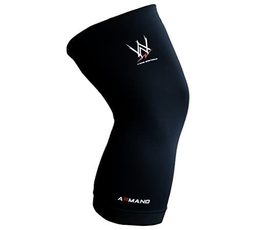 ARMAND Copper Knee Compression Sleeve, Highest Quality Protection Knee During Sports & Exercise, Helps Knees Heal, Lifting, Double Silicone Bands, Men & Women - Single