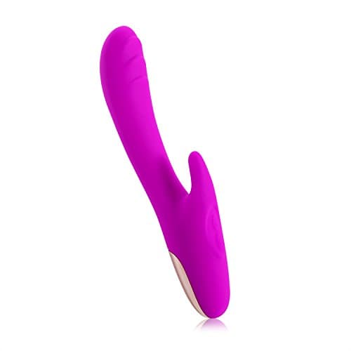 Powerful Wireless Soft Silicone Wand Massager for Back and Neck with 30 Speed Mode by Dual Powerful Motors-USB Recharging,100% Waterproof, A Good Assistant for Your Life.(Purple)