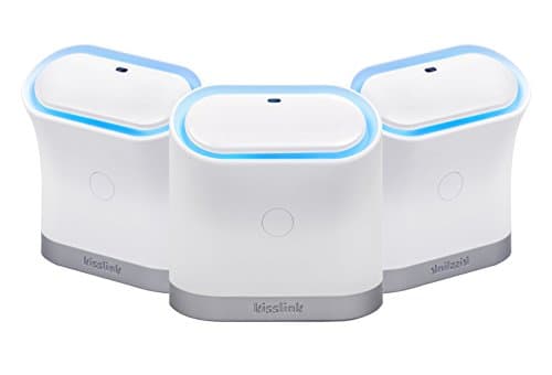 kisslink WiFi system 2.4GHz, 3-pack, Plug & Play, Proximity authentication(Tap to Connect WiFi, No Passwords Required but Secure)