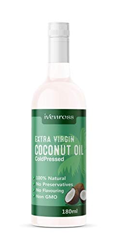 Ivenross Organic Extra Virgin Cold Processed Coconut Oil - 180ml