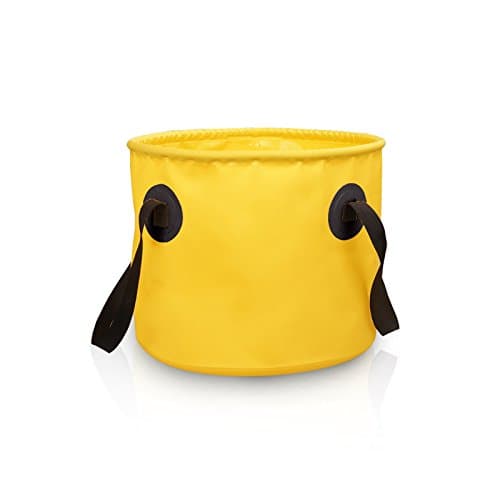 EZAGE Compact Collapsible Bucket Portable Folding Water Container Lightweight Durable Basin