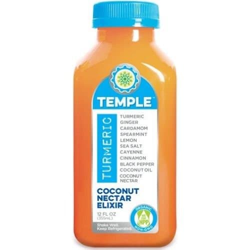 Temple Turmeric Organic Coconut Nectar Elixir, 12 Ounce -- 6 per case.