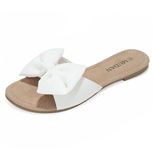 Mu Dan Women's Floral Flat Sandals