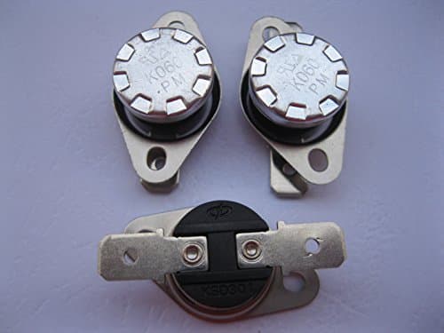 5 pcs 60 Celsius Temperature Switch Thermostat 60°C N.O. Normal Open KSD301