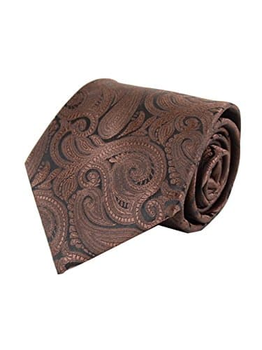 Men's Paisley Microfiber Woven Wedding Neckties
