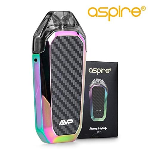 Aspire AVP Pod Kit, AVP Pod System 2ml with 700ml Built-in Battery 1.2ohm Atomizer, Adjustable Wattage AIO Vape Kit E Cigarette, Without Nicotine