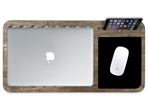 Slate 2.0 for MacBook and Magic Mouse - Essential Mobile LapDesk - iSkelter Apple Solutions - For MacBook, Pro, and Air - For Professionals, Designers, and Students (in Limited Walnut Bamboo)