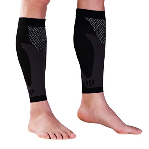 Calf Compression Sleeves - Leg Compression Socks for Shin Splint, Calf Pain Relief - Men Women Sleeve for Running, Cycling, Maternity, Nurses.