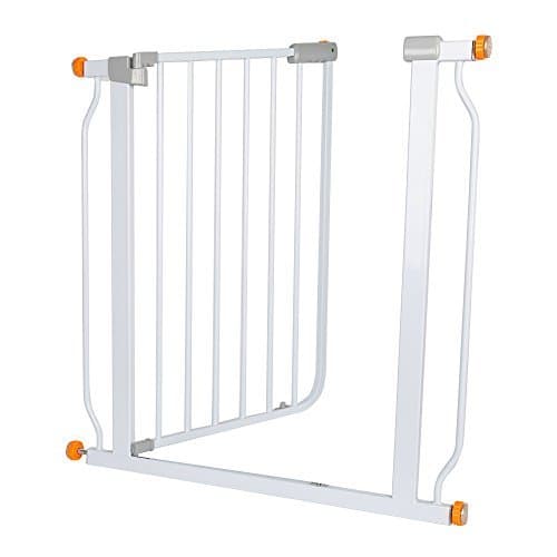 Livebest White Portable Gate Features Durable All-steel Components Play Yard Baby Fence