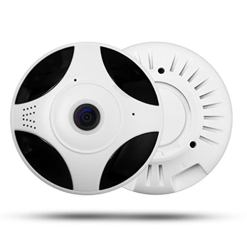 ACALI Home Security Wifi 960P IP Camera 360°VR Panoramic Wireless Smart Camera Support 8/16/32/64GB Micro SD Card