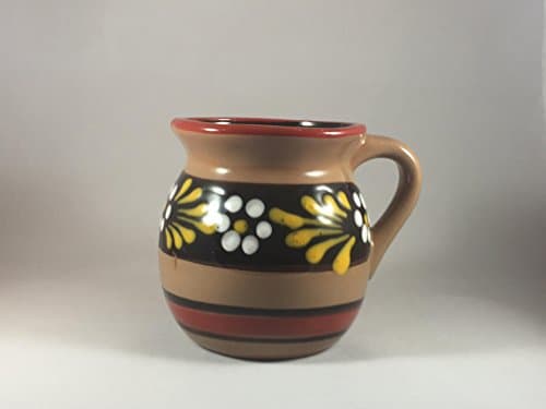 Mug Pottery Hand Painted - Earth Brown