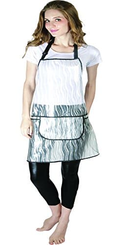 XMW Professional Environmentally Friendly and Renewable Adjustable Translucent Salon Apron with Pocket Translucent