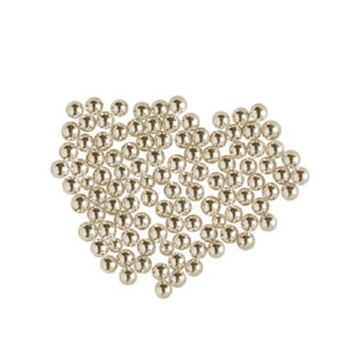 Dragees Silver Sugar Cake Cupcake Cookie Sprinkles, 2mm