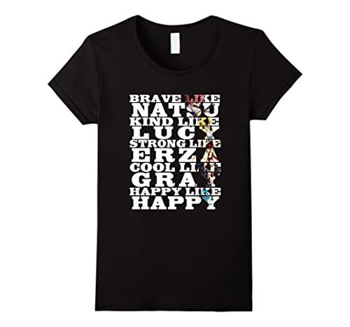 Women's Fairy Tail Shirt Medium Black