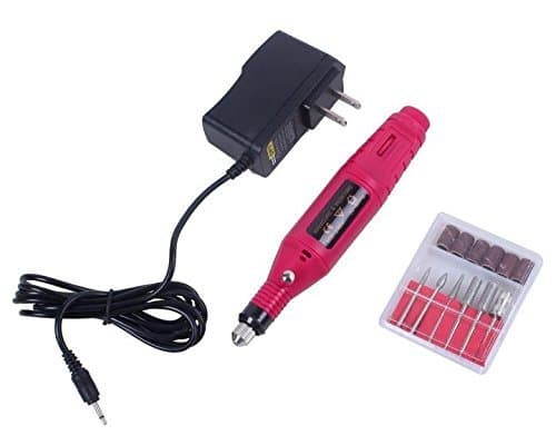 LORJE Nail Art Drill KIT Electric FILE Buffer Bits Acrylics
