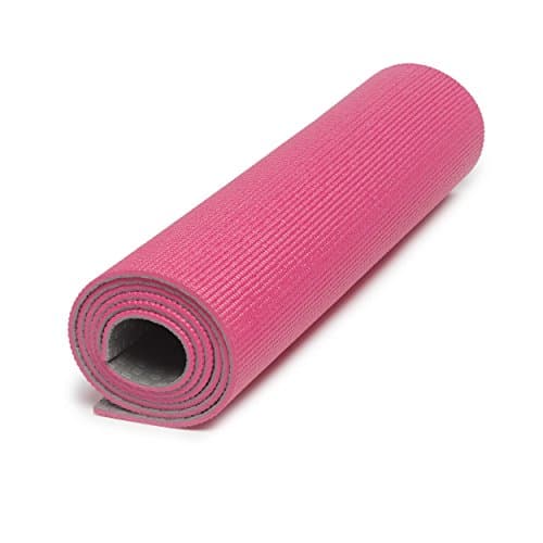 Best PVC Yoga Mat by YogDev - Premium Quality Extra Thick Anti Slip Double Layer Pilates Mats for everyday Exercise and Practice (Pink)